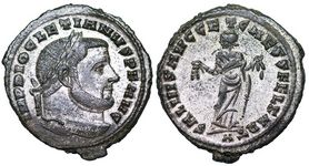 Diocletian SALVIS
                      AVGG ET CAESS FEL KART Carthage 31a