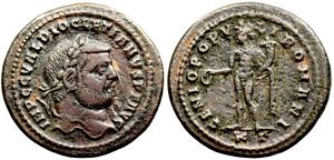 Diocletian GENIO POPVLI ROMANI Cyzicus 10a