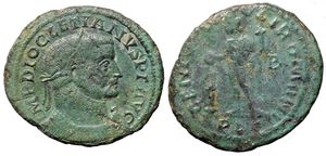 Diocletian GENIO
                      POPVLI ROMANI Lyons 92