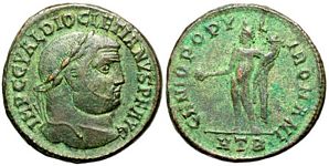 Diocletian GENIO POPVLI ROMANI Heraclea 19