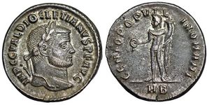 Diocletian GENIO
                        POPVLI ROMANI Heraclea 12
