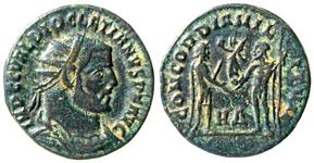 Diocletian CONCORDIA MILITVM Heraclea 13