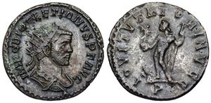 Diocletian IOVI
                        TVTATORI AVGG Lyons 53