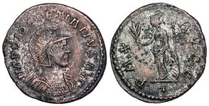 Diocletian PAX AVGG Lugdunum 63 Minerva
