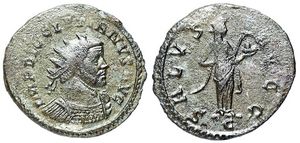 Diocletian SALVS AVGG
                        Lyons 89
