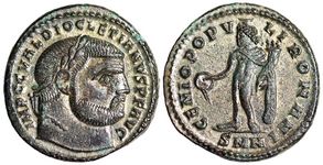 Diocletian GENIO
                      POPVLI ROMANI Nicomedia 27a