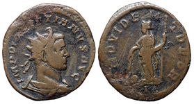 Diocletian PROVIDENT DEOR Lyons 74