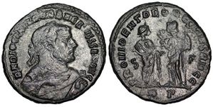 Diocletian PROVIDENT
                      DEOR QVIES AVGG Rome 116a