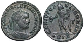 Diocletian GENIO POPVLI ROMANI Siscia 83a