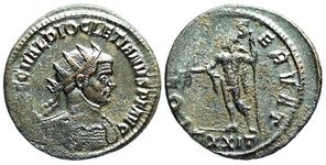 Diocletian IOVI
                      CONSERVAT Ticinum 222