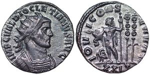 Diocletian IOVI
                      CONSERVAT Ticinum 228