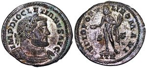 Diocletian GENIO
                        POPVLI ROMANI Trier 524a