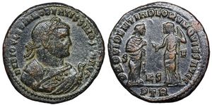 Diocletian PROVIDENTIA DEORVM QVIES AVGG
                        RIC VI Trier 671 Cyzicus