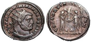 Galerius CONCORDIA
                        MILITVM Heraclea 16
