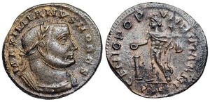 Galerius GENIO
                        POPVLI ROMANI Lyons 161b