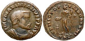 Galerius GENIO POPVLI ROMANI Lyons 182