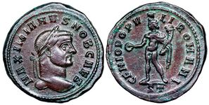 Galerius GENIO
                      POPVLI ROMANI Ticinum 30b