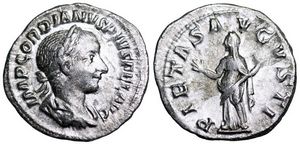 Gordian III PIETAS
                      AVGVSTI Rome 129
