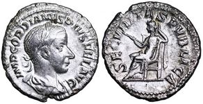 Gordian III SECVRITAS
                      PVBLICA Rome 130