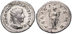 Gordian III FELICITAS
                      TEMP Rome 140