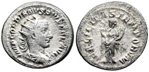 Gordian III FELICITAS
                        TEMPORVM Rome 142
