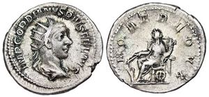 Gordian III FORT REDVX Rome 143