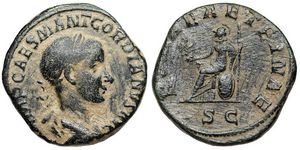Gordian III ROMAE
                      AETERNAE Rome 272a