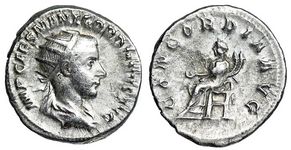 Gordian III CONCORDIA AVG
                      Rome 35