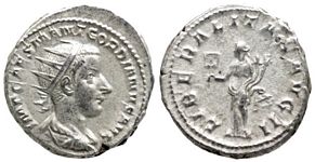Gordian III LIBERALITAS
                      AVG II Rome 36