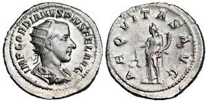 Gordian III AEQVITAS AVG
                      Rome 63