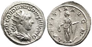 Gordian III LAETITIA AVG
                      N Rome 86