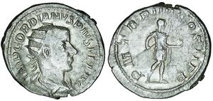 Gordian III P M TR P IIII
                      COS II P P Rome 92