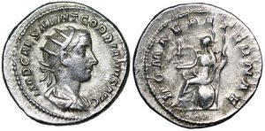 Gordian III ROMAE
                      AETERNAE Rome 38