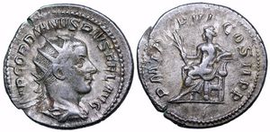Gordian III P M TR P VI
                      COS II P P Rome 90