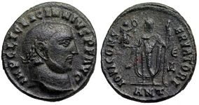 Licinius I IOVI CONSERVATORI Antioch 166