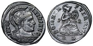 Licinius I ROMAE
                      AETERNAE Rome 151