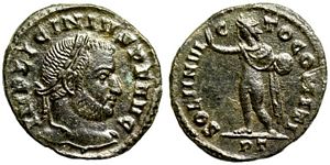 Licinius I SOLI INVICTO COMITI Ticinum 4