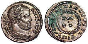 Licinius I DN LICINI
                      AVGVSTI VOT XX Siscia 160