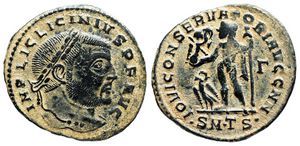 Licinius I IOVI
                        CONSERVATORI AVGG NN Thessalonica 51