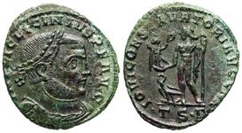 Licinius I IOVI
                      CONSERVATORI AVGG Thessalonica 60