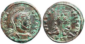 Licinius I VIRTVS EXERCIT Trier 267