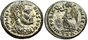 Licinius I VICTORIA AVGG Thessalonica 61