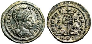 Licinius I VIRTVS EXERCIT Aquileia 40