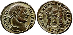 Licinius I VICT•LAETAE PRINC PERP Siscia
                        96