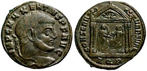 Maxentius CONSERV VRB SVAE Aquileia 113