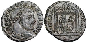Maxentius CONSERV
                      VRB SVAE Aquileia 113