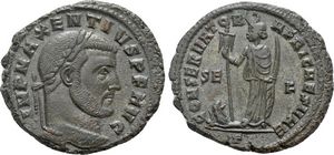 Maxentius CONSERVATOR AFRICAE SVAE Carthage
                      57