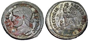 Maxentius VICTORIA
                      AETERNA AVG N Ostia 62