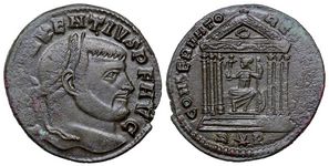 Maxentius
                      CONSERVATO RES VRB SVAE Rome 198