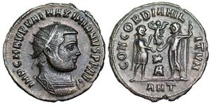 Maximianus
                        CONCORDIA MILITVM Antioch 60B